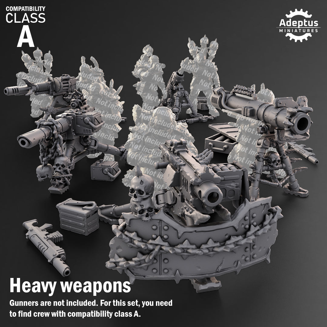 Dark Krocs Heavy Weapon Teams