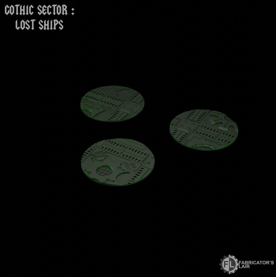 100mm Bases-Tombship-Style