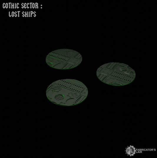 100mm Bases-Tombship-Style