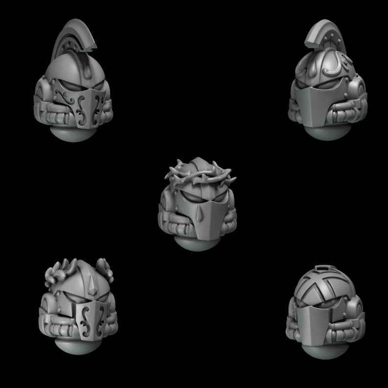 Greytide Studios - Crimson Lords - Heads - Multiple Listings (Custom Order)