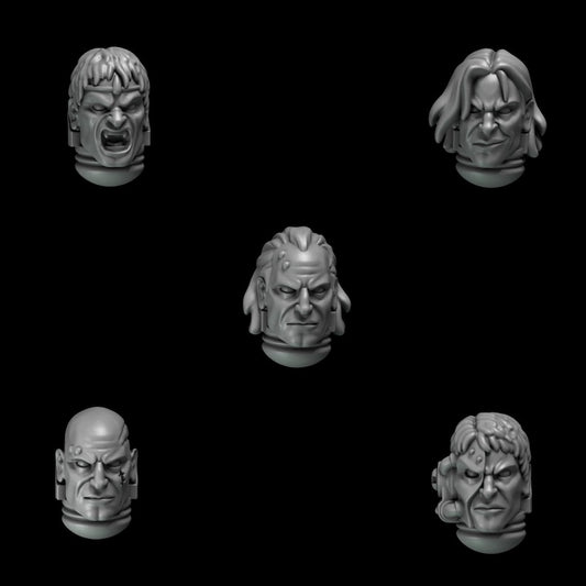 Greytide Studios - Crimson Lords - Heads - Multiple Listings (Custom Order)