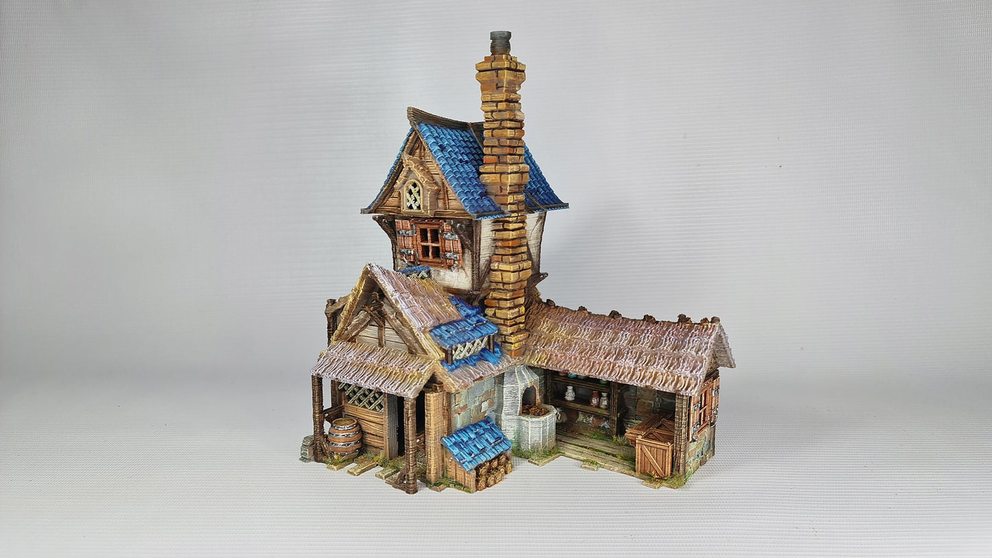 The Frost 2 - Blacksmith - Wargaming Terrain 28mm - Printed on FDM Bambu Lab X1 Carbon (Custom Order)