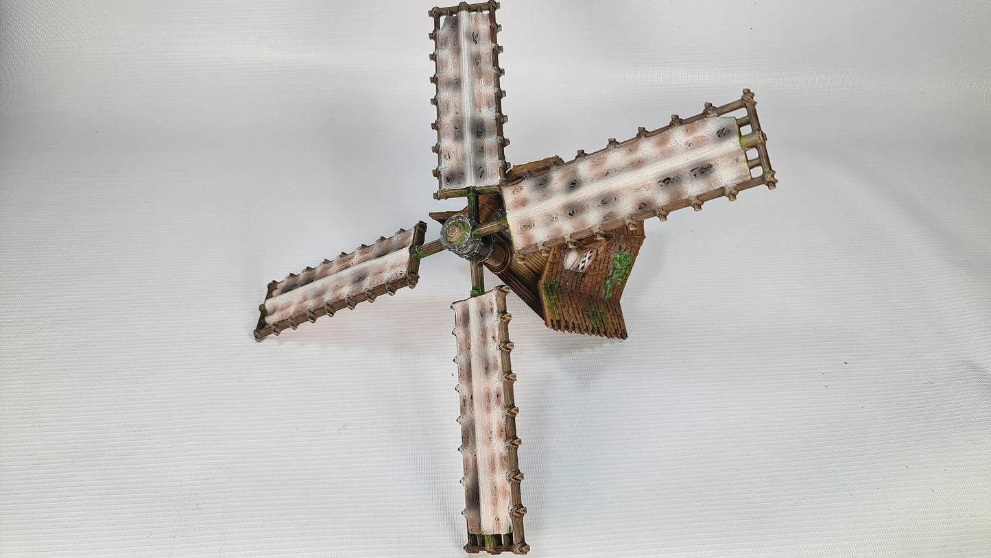 The Frost 2 - Windmill - Wargaming Terrain 28mm - Printed on FDM Bambu Lab X1 Carbon (Custom Order)