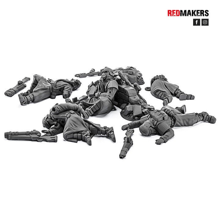 Red Makers Death Squad Slain Soldiers x5 (Custom Order) - product image