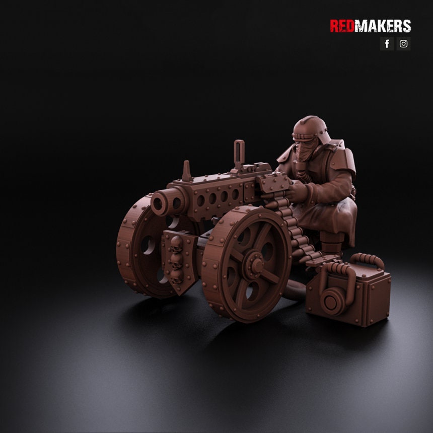 Red Makers - Death Squad Heavy Weapon Teams x3 (Custom Order)