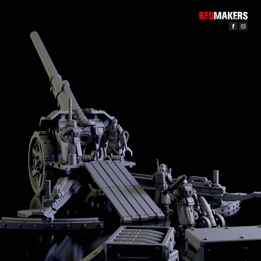 Red Makers - Death Squad Earthshaker Cannon Heavy Artillery (Custom Order)