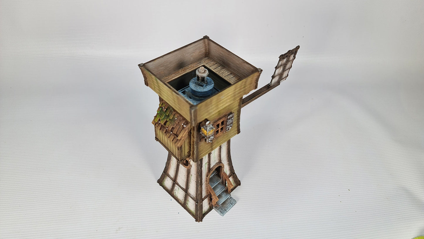 The Frost 2 - Windmill - Wargaming Terrain 28mm - Printed on FDM Bambu Lab X1 Carbon (Custom Order)