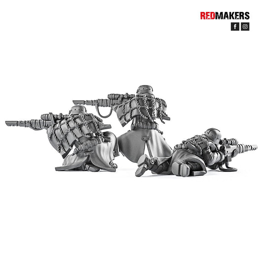 Red Makers Death Squad Snipers x3 (Custom Order) - product image 2 of 2