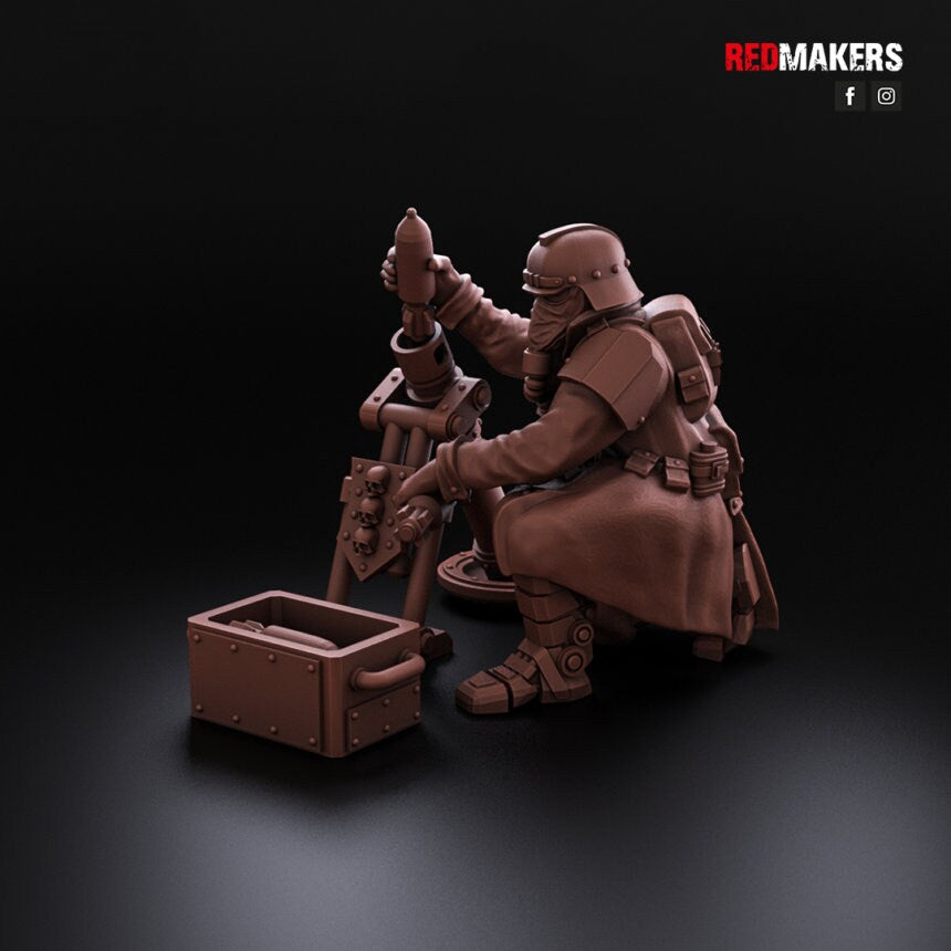 Red Makers Death Squad Heavy Weapon Teams x3 (Custom Order) - product image 8 of 8