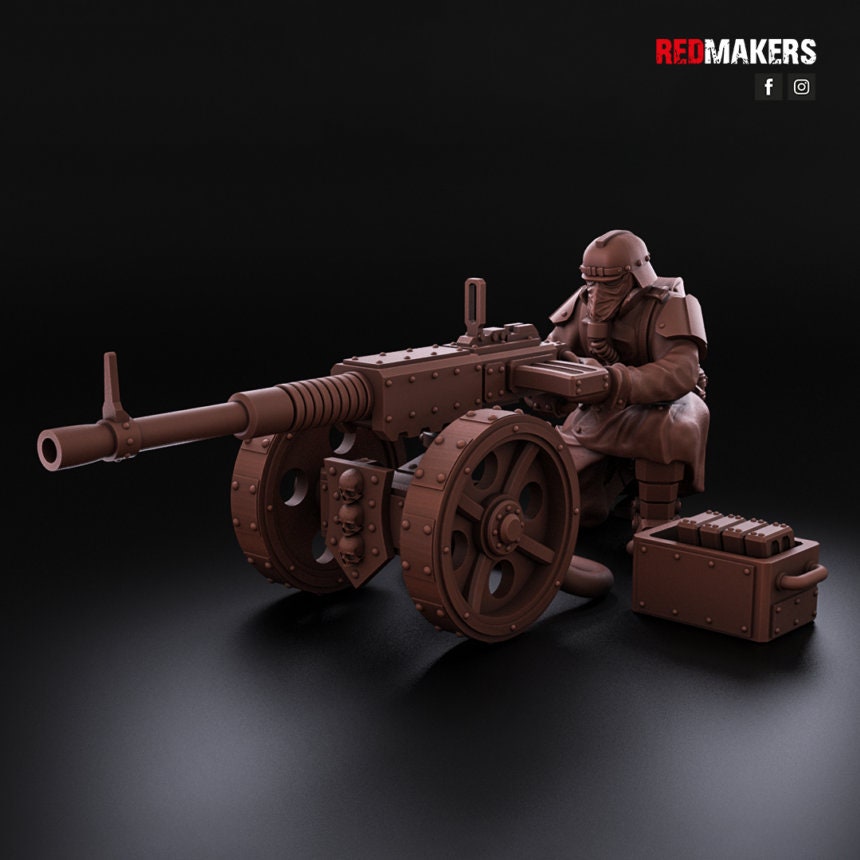 Red Makers - Death Squad Heavy Weapon Teams x3 (Custom Order)
