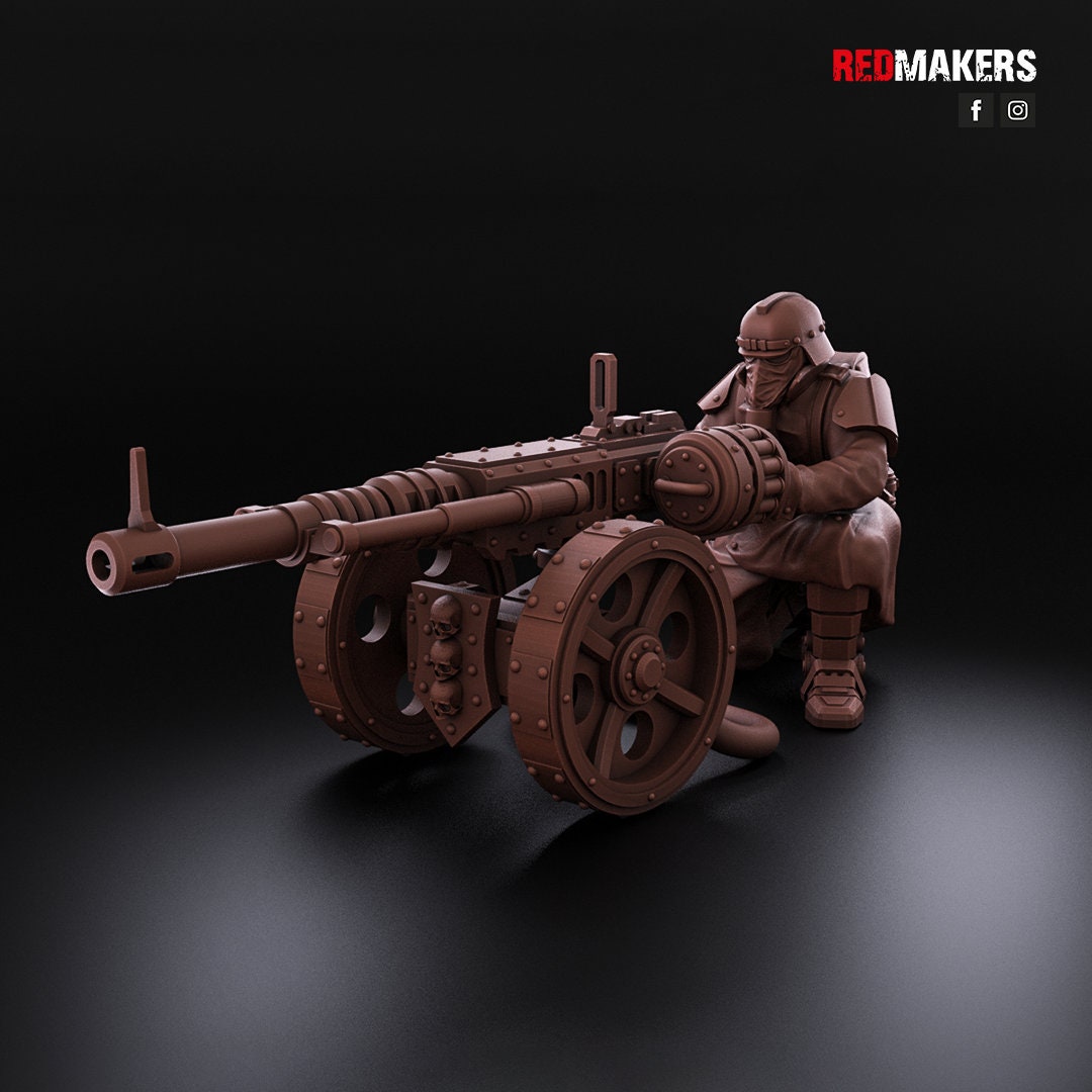 Red Makers - Death Squad Heavy Weapon Teams x3 (Custom Order)
