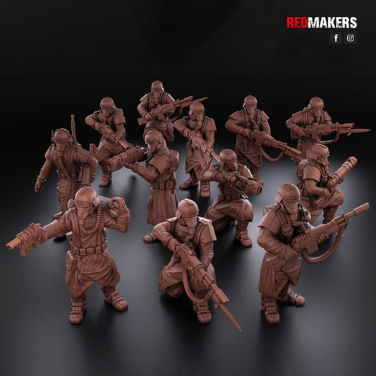 Red Makers Death Squad with Bionic Legs x10 (Custom Order) - product image 2 of 2