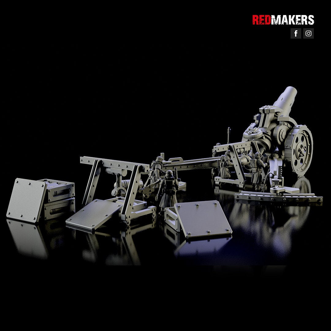 Red Makers Death Squad Medusa Cannon Heavy Artillery (Custom Order) - product image 3 of 3