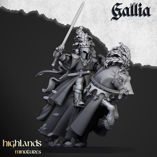 Highland Miniatures Green Knight of Gallia - Fantasy / D&D (Custom Order) - product image 2 of 2