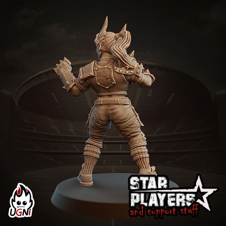 Starla Von Skill- Star Player Designed by UGNI Miniatures - Fantasy Football - product image 2 of 2