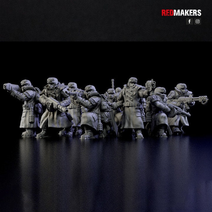 Red Makers - Ice Warriors Squad x10 (Custom Order)