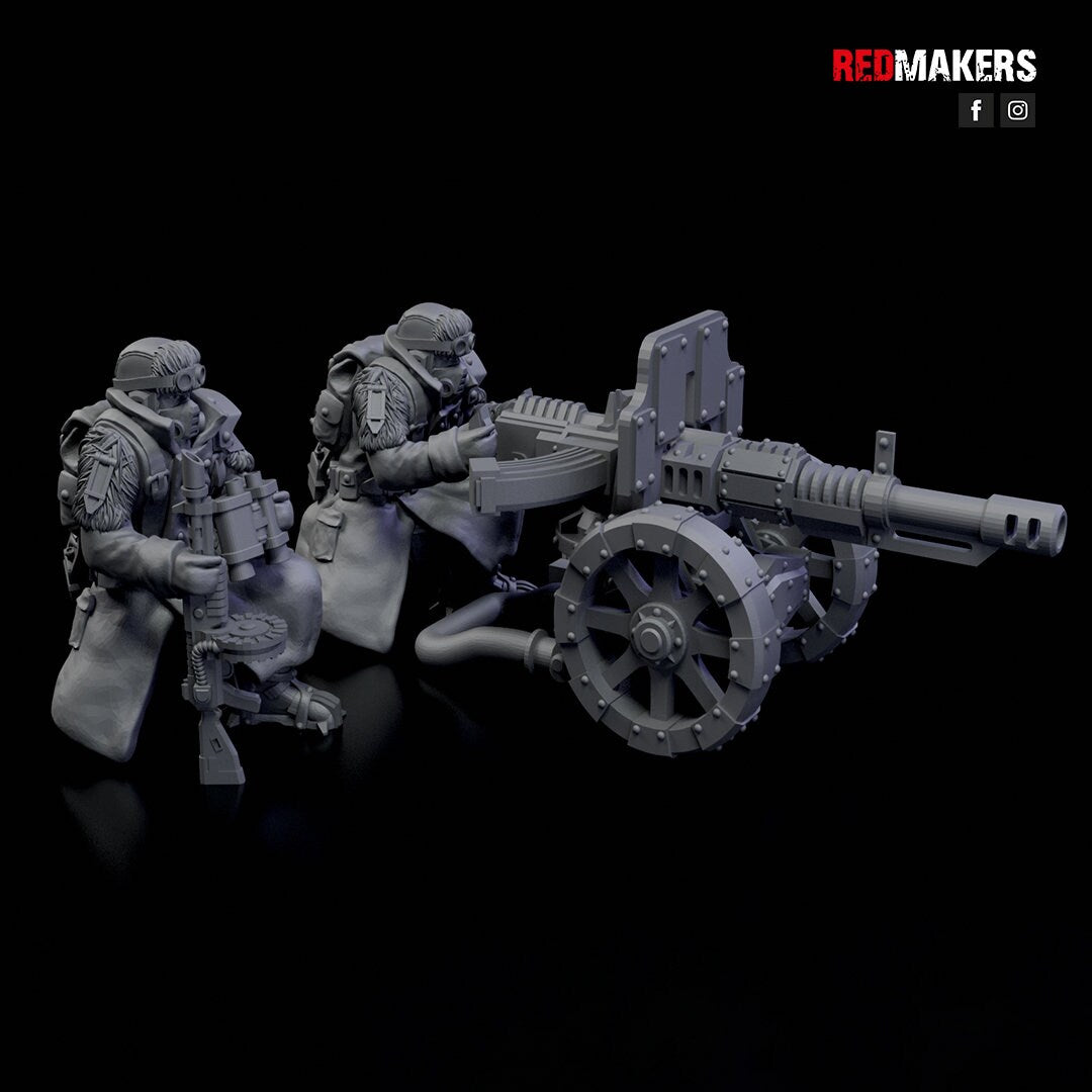 Red Makers - Ice Warriors Heavy Weapon Teams x3 (Custom Order)