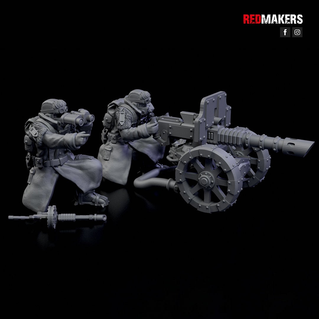 Red Makers - Ice Warriors Heavy Weapon Teams x3 (Custom Order)