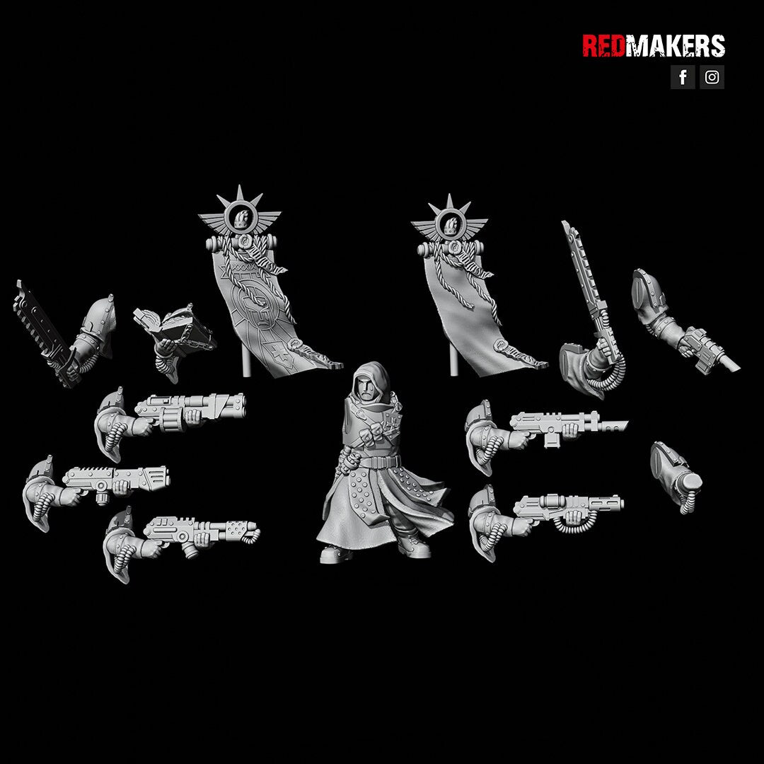 Red Makers Janissaries Lieutenant and Command Squad (Custom Order) - product image 10 of 10