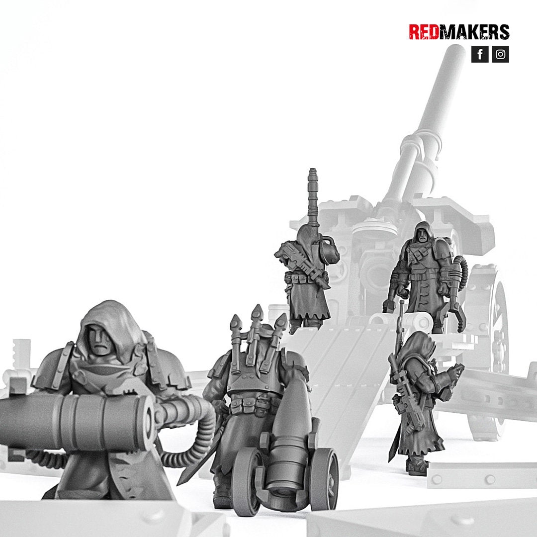 Red Makers - Janissaries Artillery Crew x10 (Custom Order)