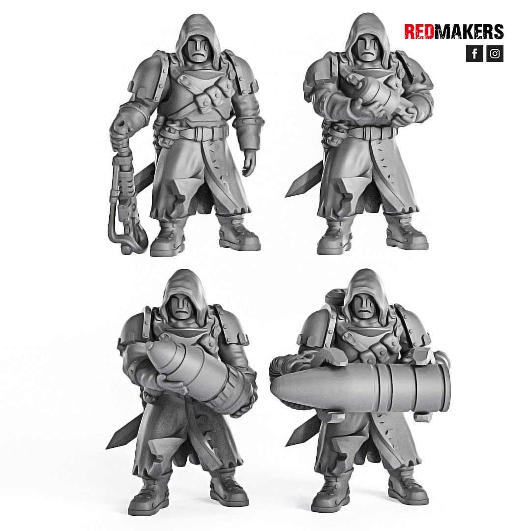 Red Makers - Janissaries Artillery Crew x10 (Custom Order)