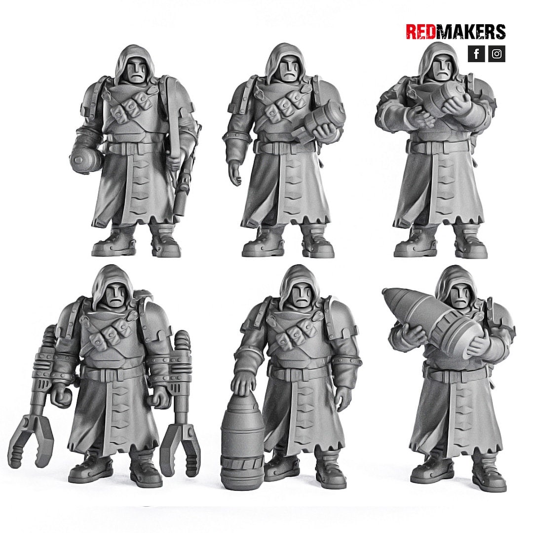 Red Makers - Janissaries Artillery Crew x10 (Custom Order)