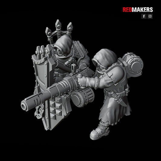 Red Makers Janissaries Heavy Weapon Teams x3 (Custom Order) - product image 2 of 6
