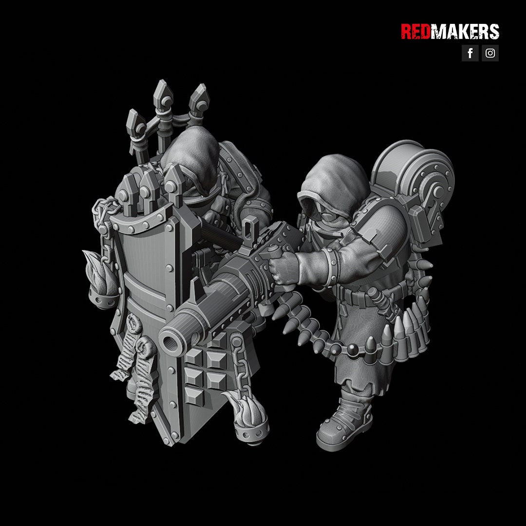 Red Makers - Janissaries Heavy Weapon Teams x3 (Custom Order)