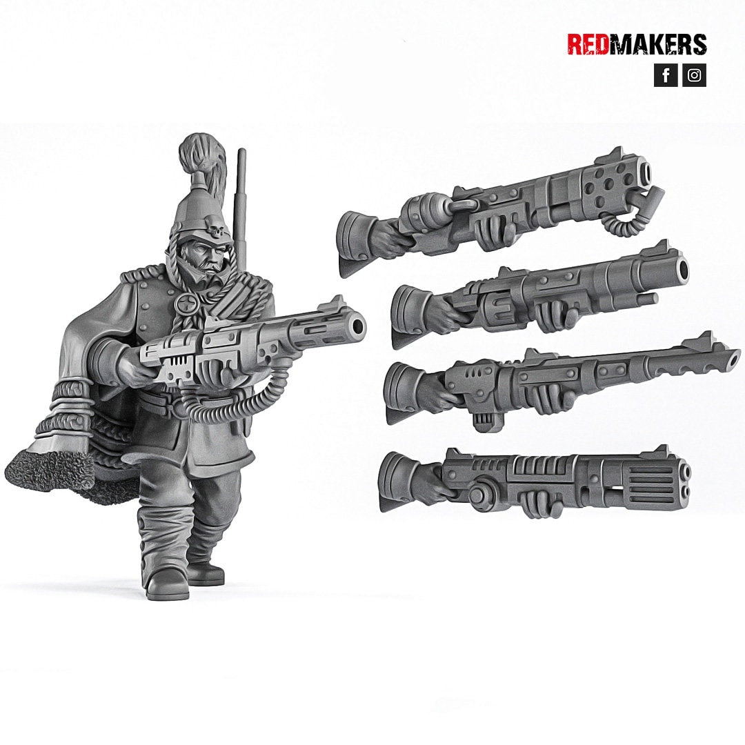 Red Makers - Royal Regiment Officer and Command Squad (Custom Order)