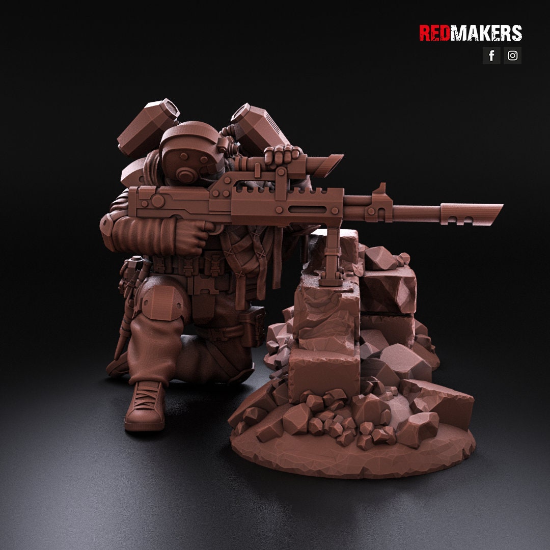 Red Makers - Airborne Division Snipers x3 (Custom Order)