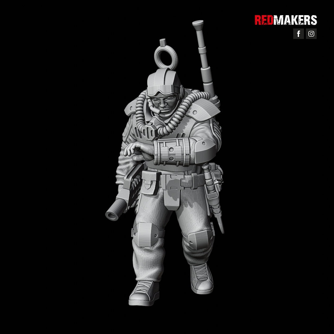 Red Makers - Airborne Division Officer and Command Squad (Custom Order)