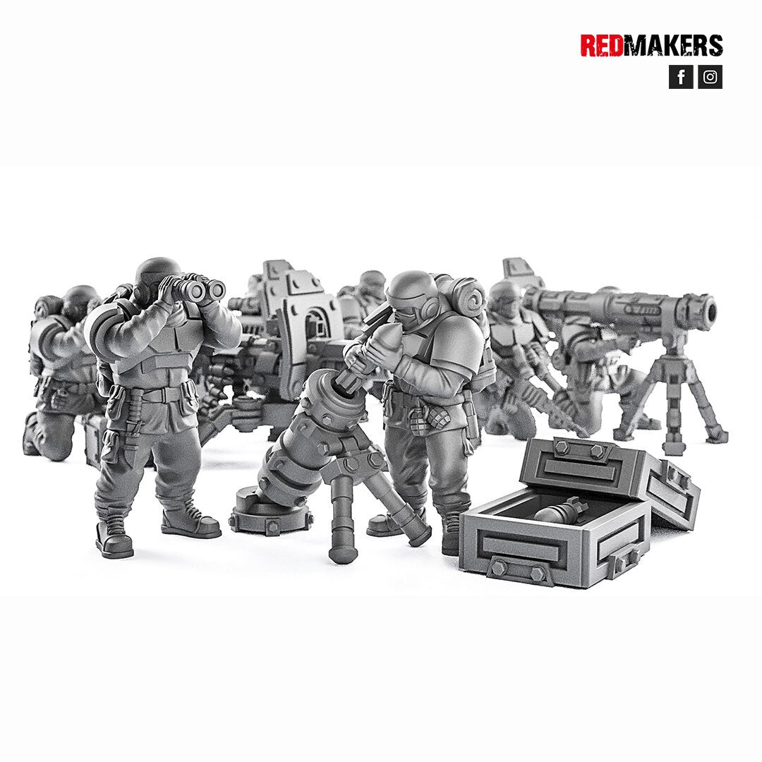 Red Makers - Alpha Troops Heavy Support Teams x3 (Custom Order)