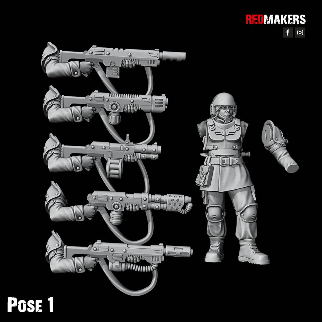 Red Makers - Shock Troops Female Squad x10 (Custom Order)