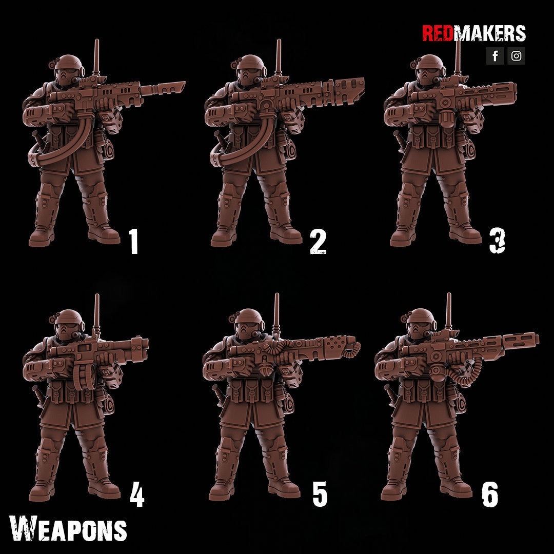 Red Makers - Shock Troops Elite Squad x10 (Custom Order)