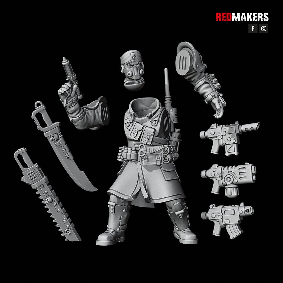 Red Makers - Shock Troops Elite Command Squad x4 (Custom Order)