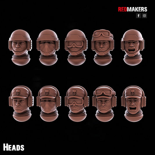 Red Makers Shock Troops Heavy Support Teams x3 (Custom Order) - product image 2 of 10