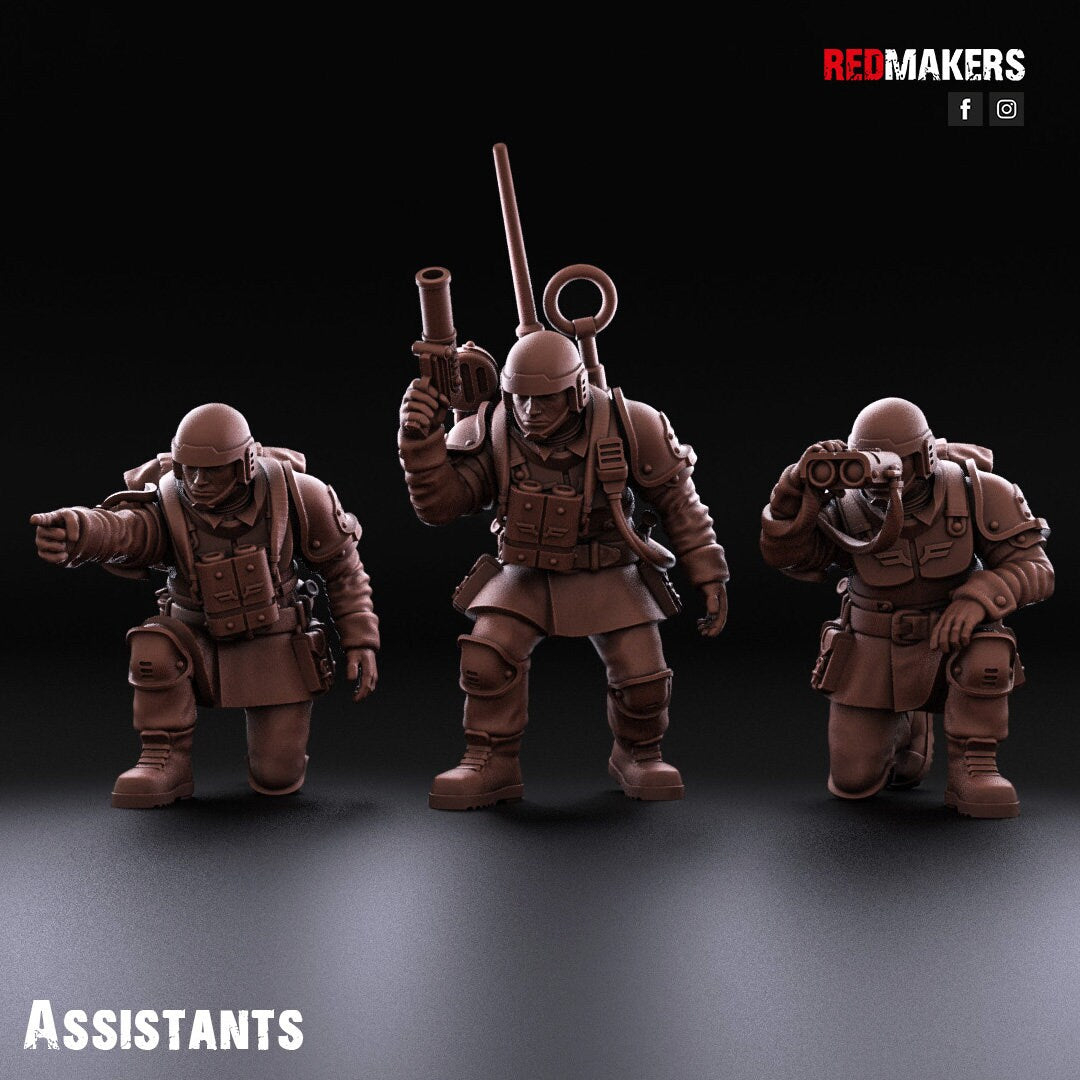 Red Makers - Shock Troops Heavy Support Teams x3 (Custom Order)