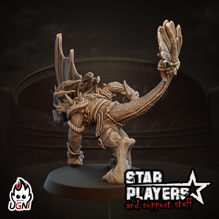 Brobl and Bron Star Player - Designed by UGNI Miniatures - Fantasy Football - product image 4 of 4