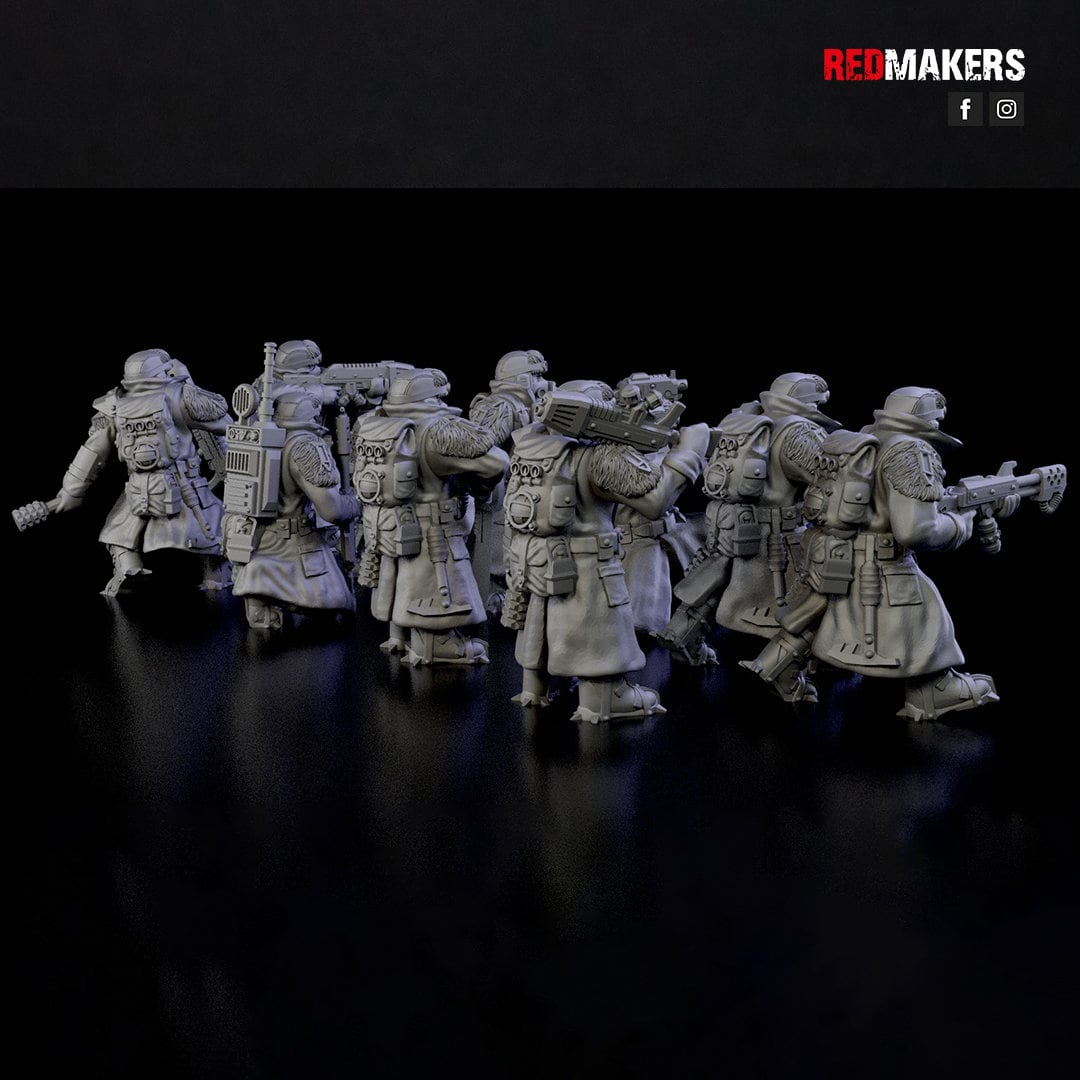 Red Makers - Ice Warriors Squad x10 (Custom Order)