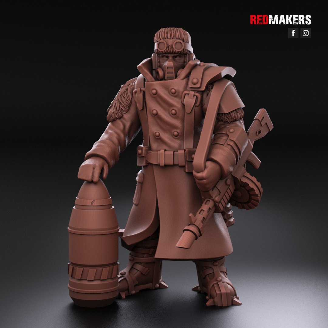 Red Makers - Ice Warriors Artillery Crew x10 (Custom Order)