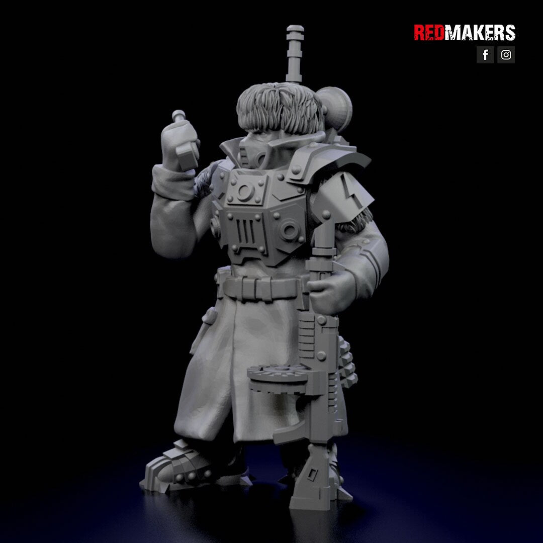 Red Makers - Ice Warriors Lieutenant and Command Squad (Custom Order)