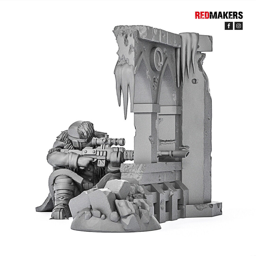 Red Makers - Ice Warriors Snipers x3 (Custom Order)