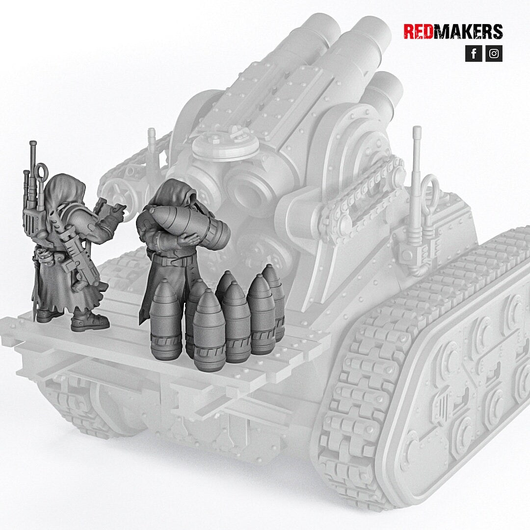 Red Makers - Janissaries Artillery Crew x10 (Custom Order)