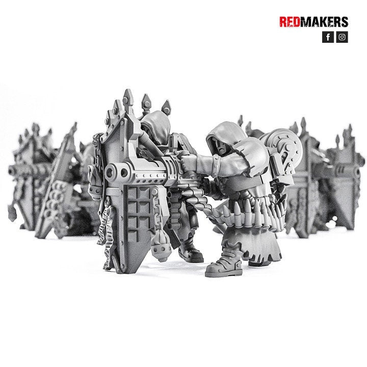 Red Makers - Janissaries Heavy Weapon Teams x3 (Custom Order)