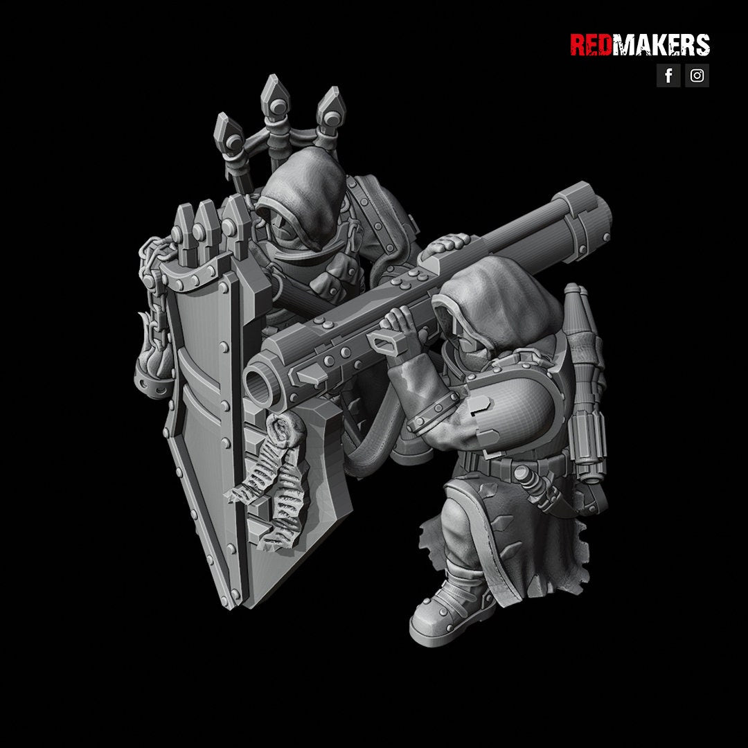 Red Makers - Janissaries Heavy Weapon Teams x3 (Custom Order)