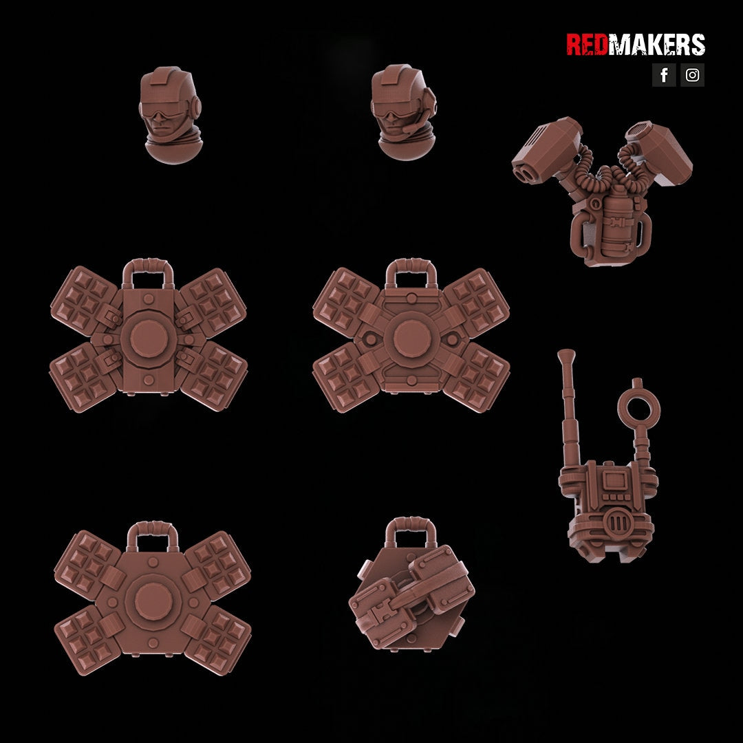 Red Makers - Airborne Division Squad x10 (Custom Order)