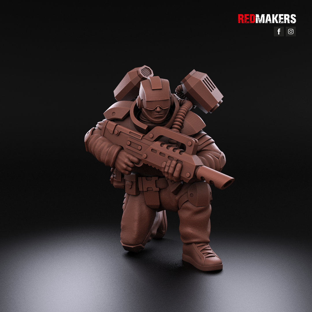 Red Makers - Airborne Division Squad x10 (Custom Order)