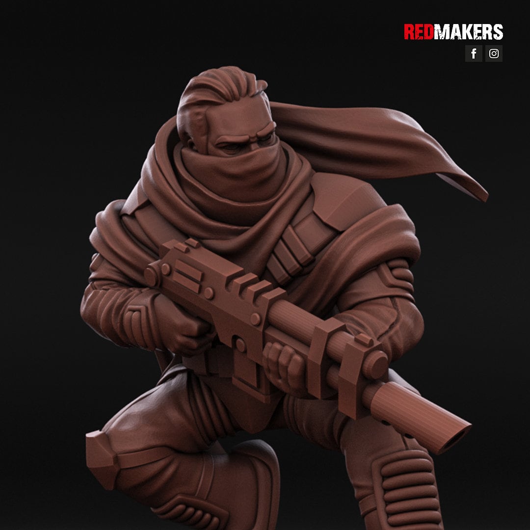 Red Makers - Desert Raiders Squad x10 (Custom Order)