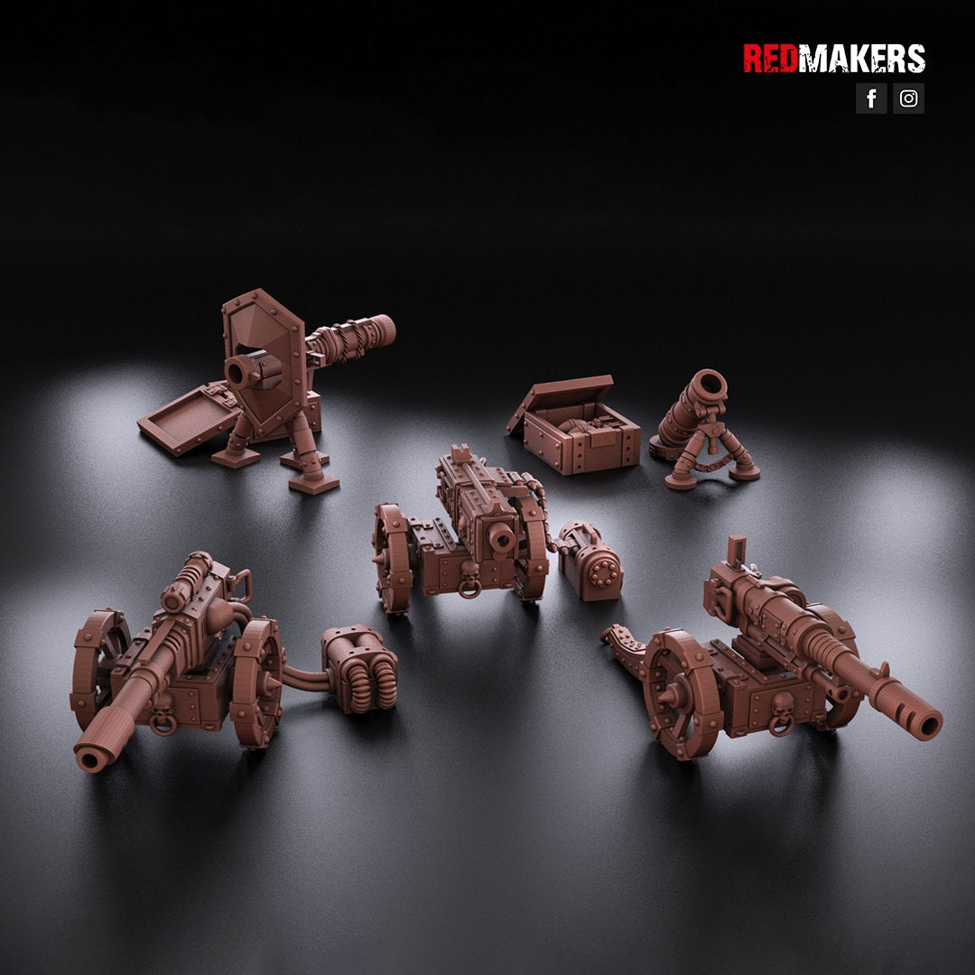 Red Makers - Royal Regiment Heavy Support Teams x3 (Custom Order)
