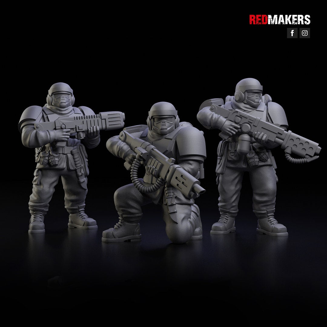 Red Makers - Alpha Troops Squad x10 (Custom Order)